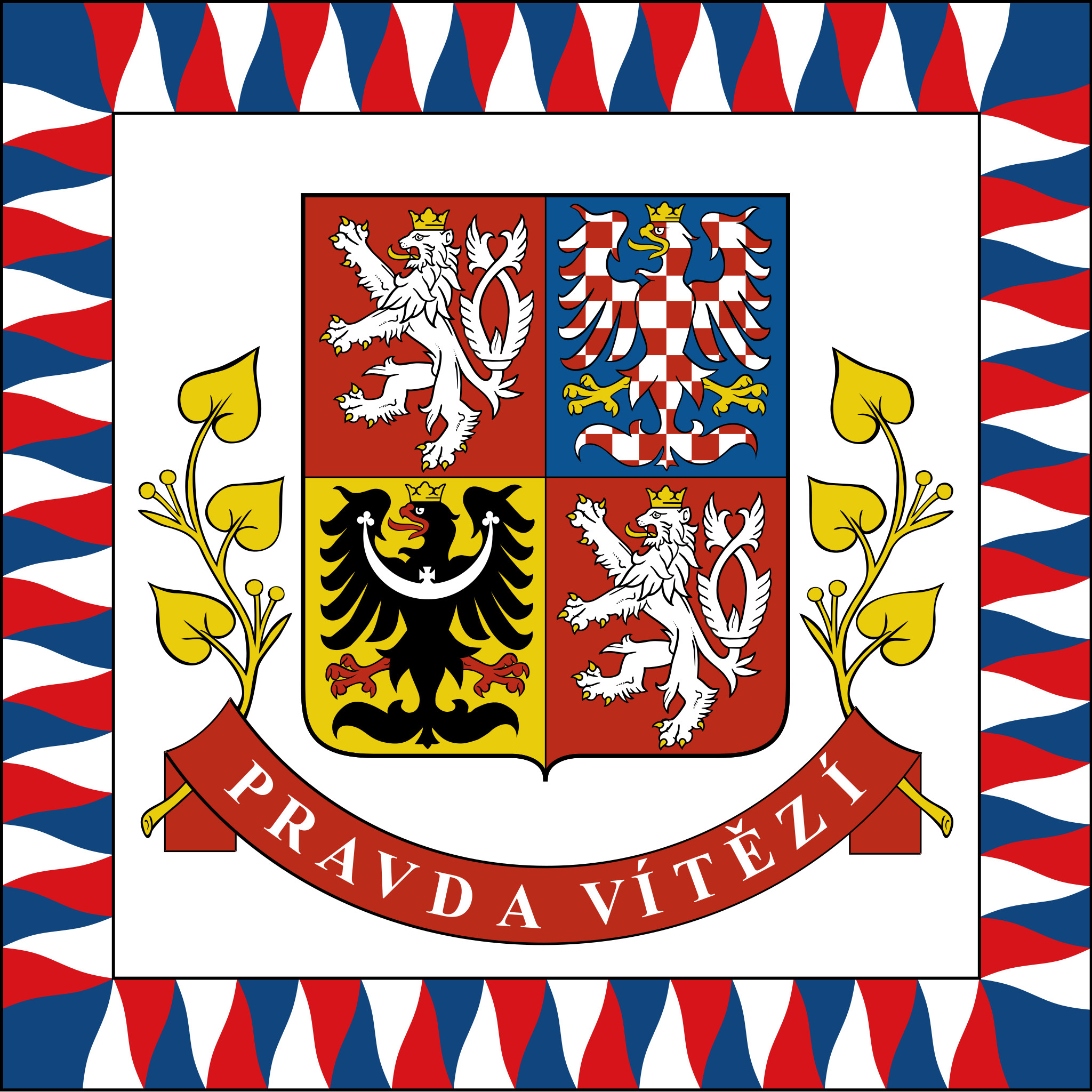 Prezidentská standarta - zdroj Wikipedie Prezidentská standarta - zdroj Wikipedie